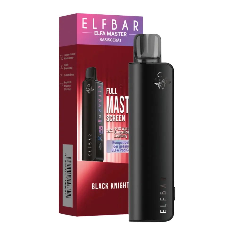 ELFBAR ELFA MASTER Pod Kit – Black Knight (850mAh)