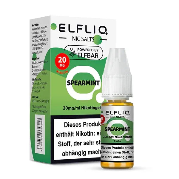 ELFLIQ NicSalt Liquid by ELFBAR – Spearmint 20mg