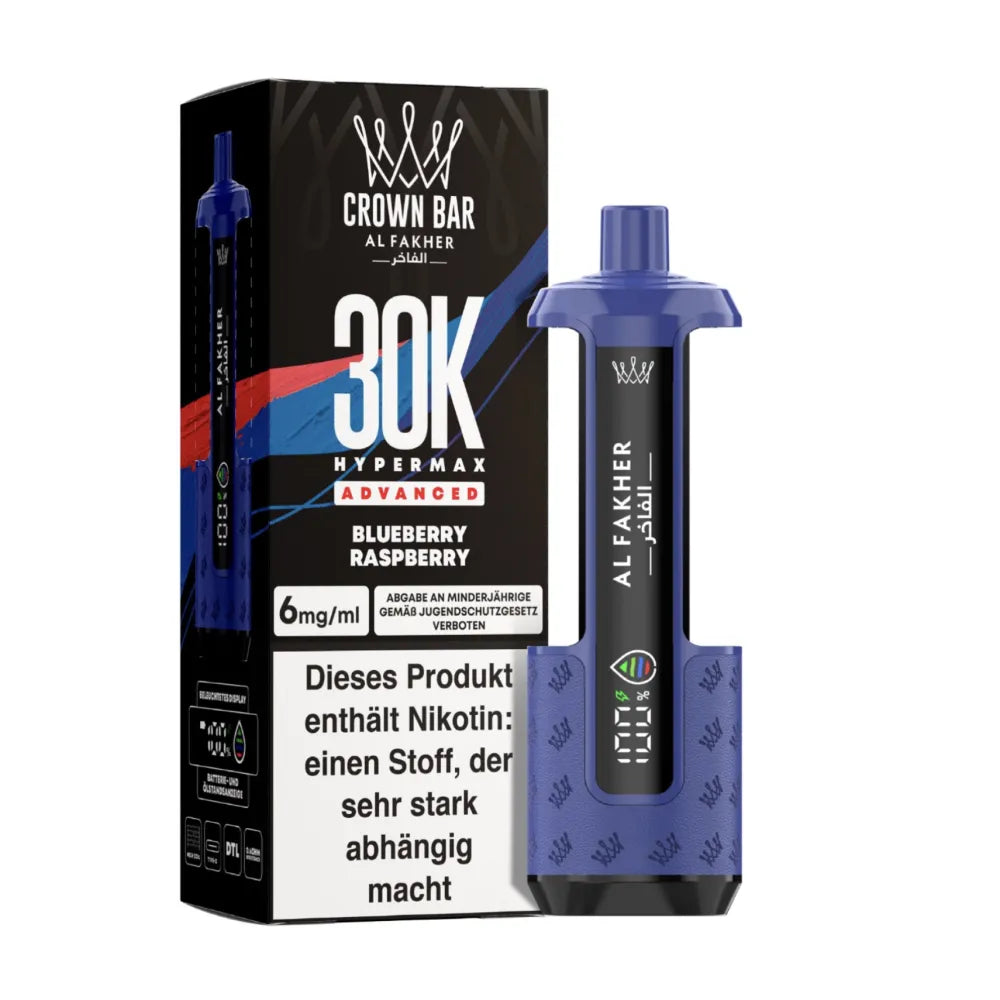 Al Fakher 30K Basisgerät – Blueberry Raspberry