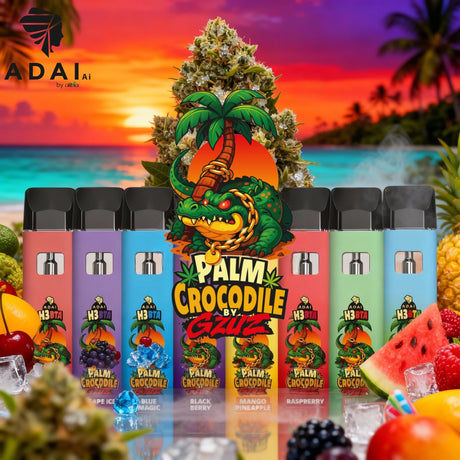 Gzuz Palm Crocodile H3BTA Vapes – Legale HHC Vapes
