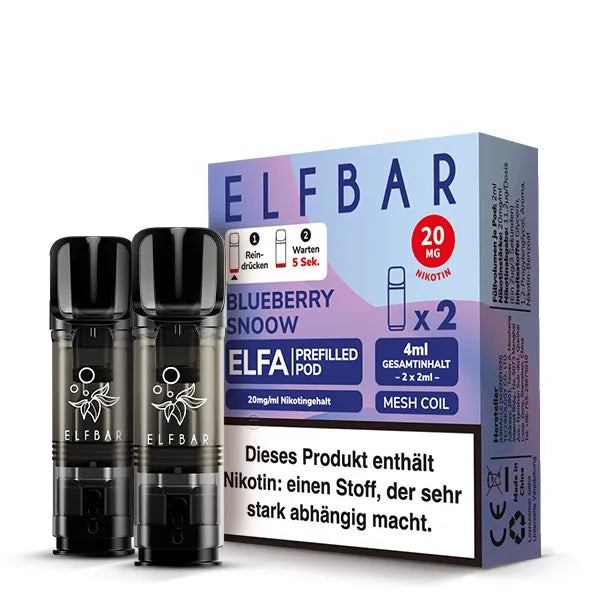 ELFBAR ELFA PODS 20mg – Blueberry Snoow