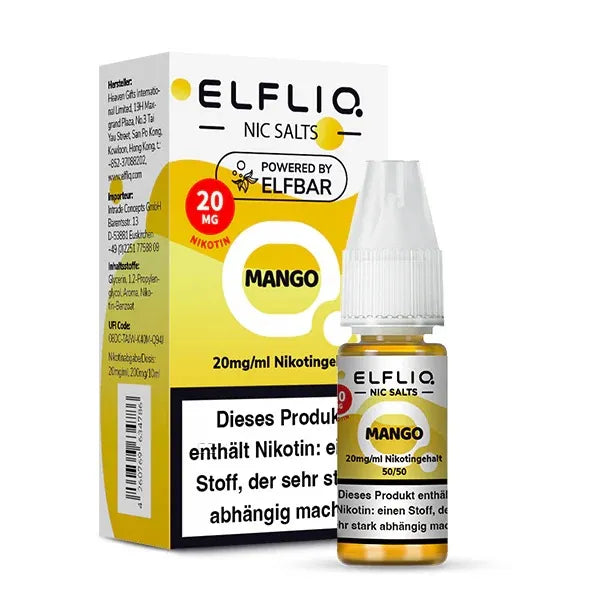 ELFLIQ NicSalt Liquid by ELFBAR – Mango 20mg
