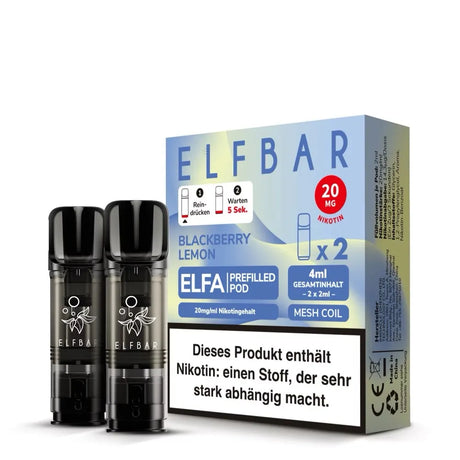 ELFBAR ELFA PODS 20mg – Blackberry Lemon