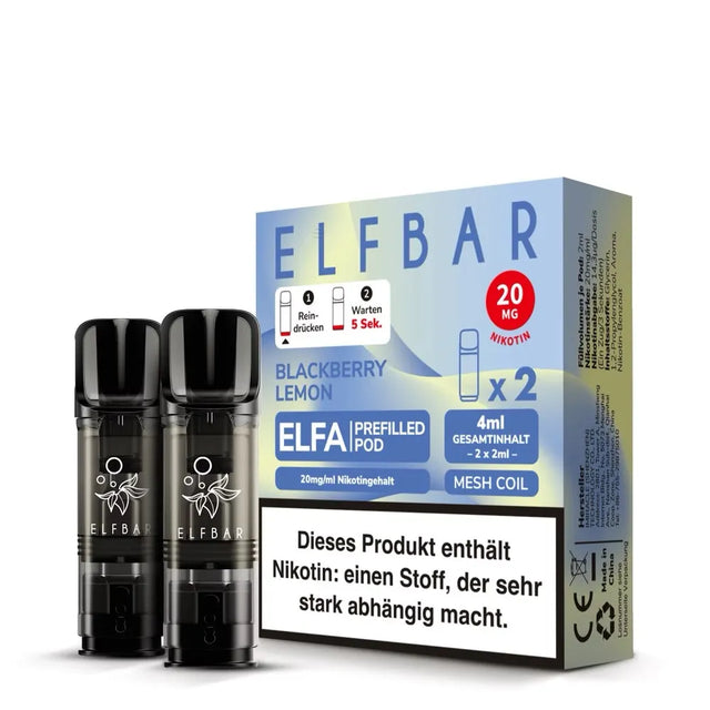 ELFBAR ELFA PODS 20mg – Blackberry Lemon