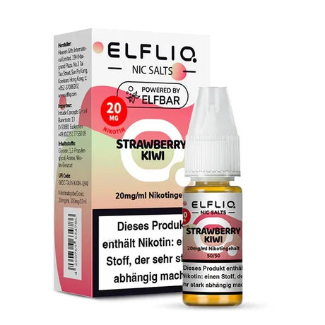 ELFLIQ NicSalt Liquid by ELFBAR – Strawberry Kiwi 20mg