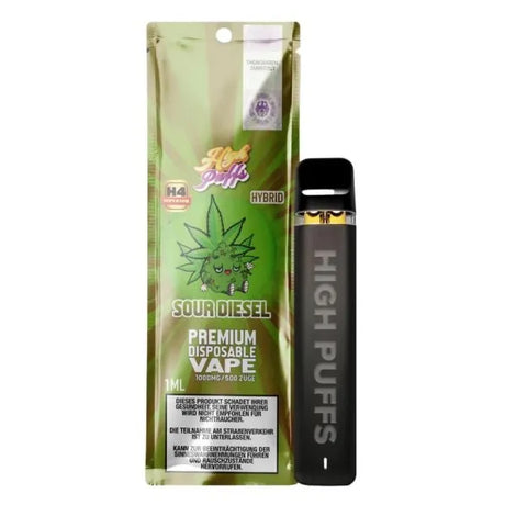 High Puffs H4 Vape – Sour Diesel Hybrid