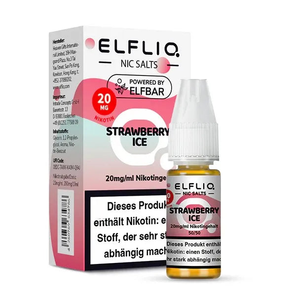 ELFLIQ NicSalt Liquid by ELFBAR – Strawberry Ice 20mg