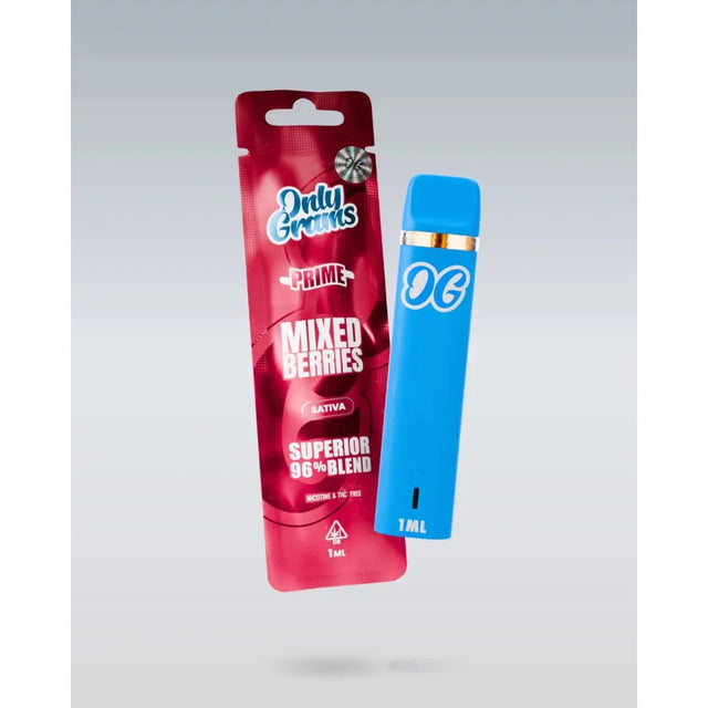 Only Grams H2 Vape 600 Puffs – Mixed Berries (Sativa)