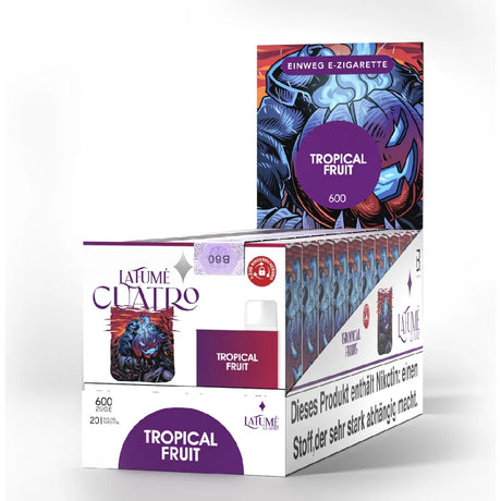 La Fume Cuatro Einweg Vape – Tropical Fruit