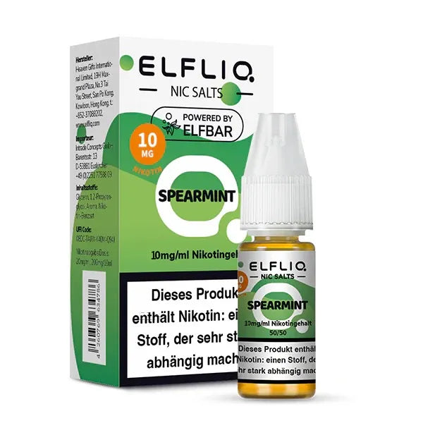 ELFLIQ NicSalt Liquid by ELFBAR – Spearmint 10mg