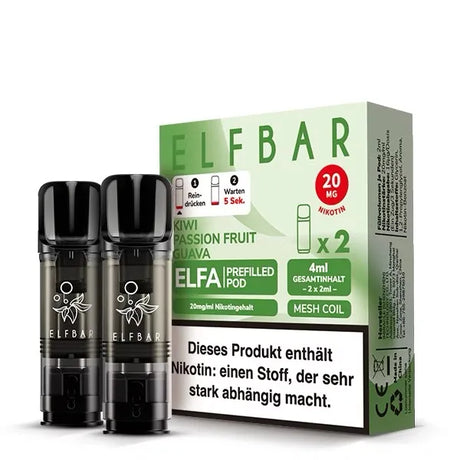 ELFBAR ELFA PODS 20mg – Kiwi Passion Fruit Guava