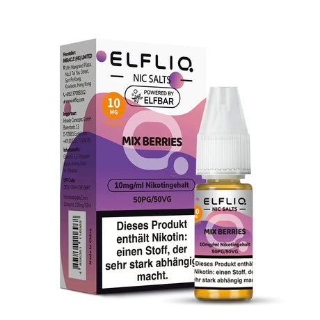 ELFLIQ NicSalt Liquid by ELFBAR – Mix Berries 10mg