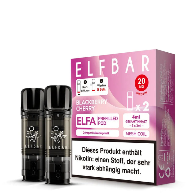 ELFBAR ELFA PODS 20mg – Blackberry Cherry