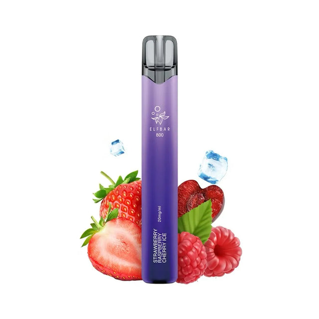 ELFBAR 800 Einweg Vape 20mg – Strawberry Raspberry Cherry Ice