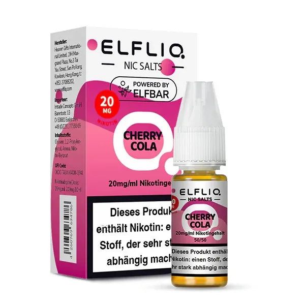 ELFLIQ NicSalt Liquid by ELFBAR – Cherry Cola 20mg