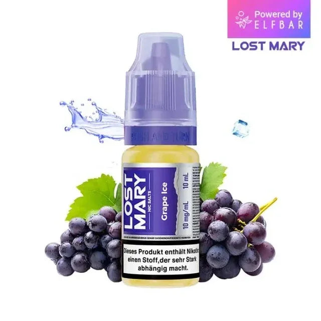 Lost Mary NicSalt Liquid 10ml / 20mg – Grape Ice
