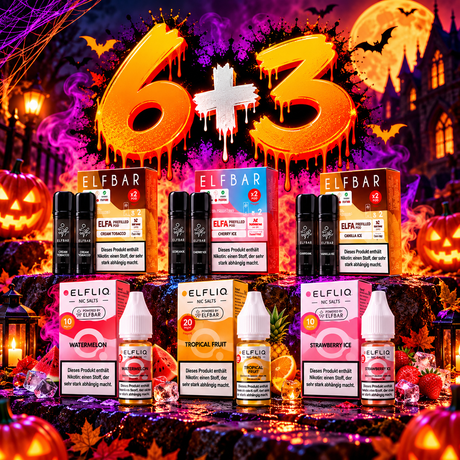 Halloween-NikotinwerbungmitELFBAR-Produkten