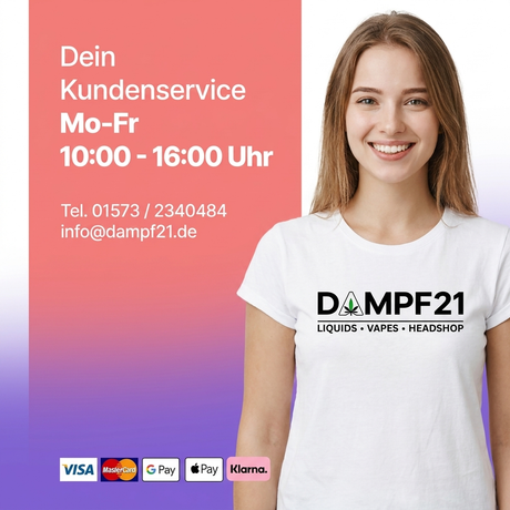 Kundenservice Dampf21