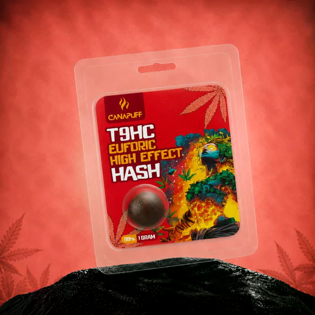 Canapuff T9HC Euforic High Effect Hash – Premium Haschisch Originalverpackung