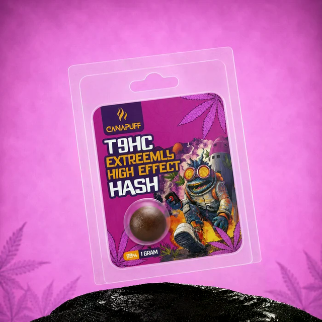 Canapuff T9HC Extreemly High Effect Hash – Premium Hash Originalverpackung