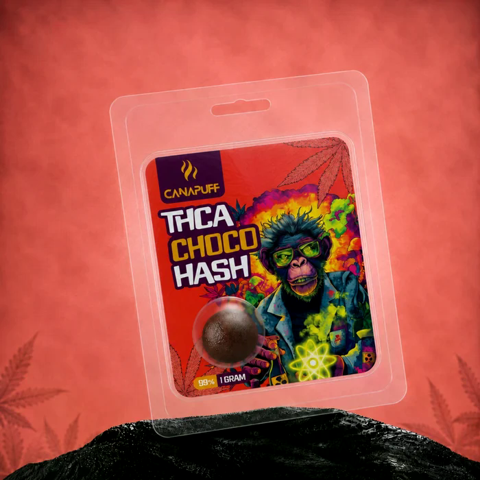 Canapuff THCA Choco Hash – Premium Haschisch Originalverpackung