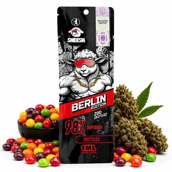 Sheesh Berlin Edition Vape 1ml – Zoo Zkittlez
