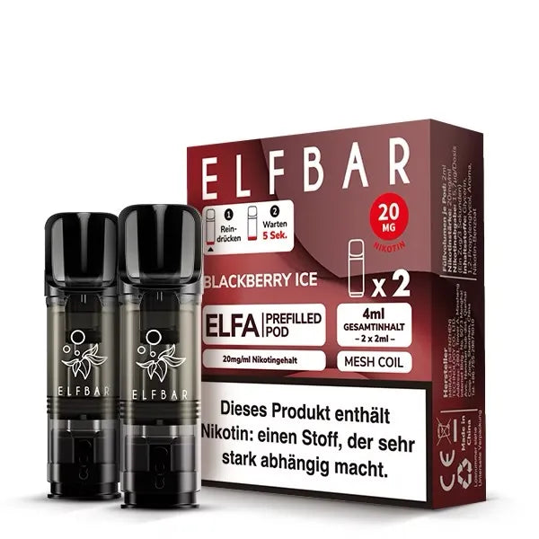 ELFBAR ELFA PODS 20mg – Blackberry Ice