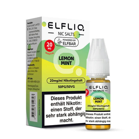 ELFLIQ NicSalt Liquid by ELFBAR – Lemon Mint 20mg