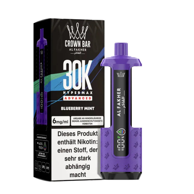Al Fakher 30K Basisgerät – Blackcurrant Mint