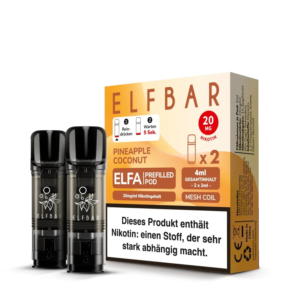 ELFBAR ELFA PODS 20mg – Pineapple Coconut