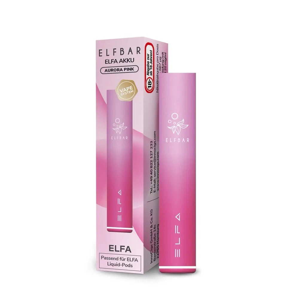 ELFBAR ELFA Basisgerät (500mAh) – Aurora Pink
