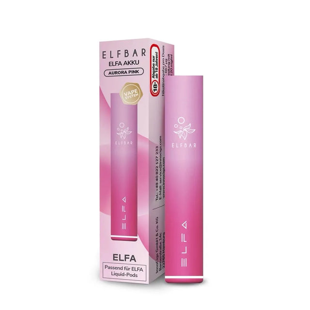 ELFBAR ELFA Basisgerät (500mAh) – Aurora Pink