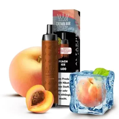 Al Fakher Crown Bar 600 Einweg Vape – Peach Ice