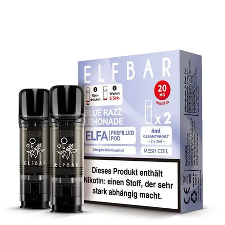 ELFBAR ELFA PODS 20mg – Blue Razz Lemonade