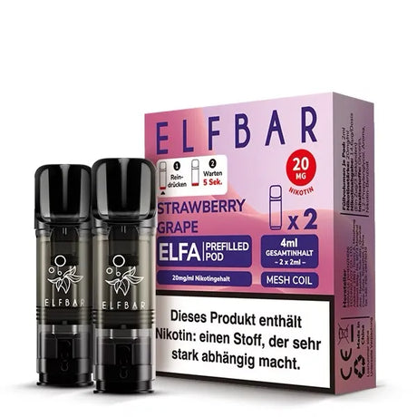 ELFBAR ELFA PODS 20mg – Strawberry Grape