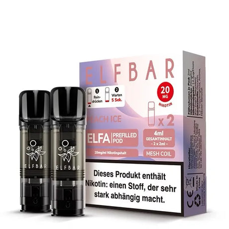 ELFBAR ELFA PODS 20mg – Peach Ice