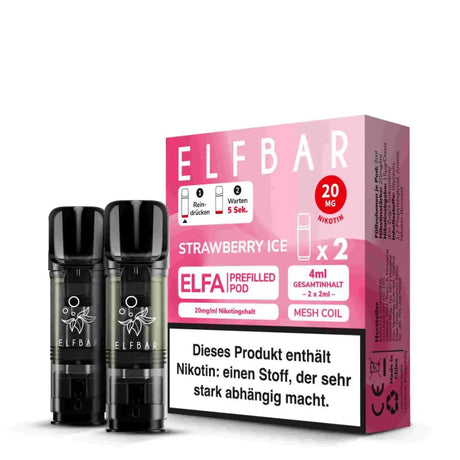ELFBAR ELFA PODS 20mg – Strawberry Ice