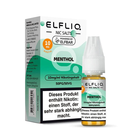 ELFLIQ NicSalt Liquid by ELFBAR – Menthol 10mg