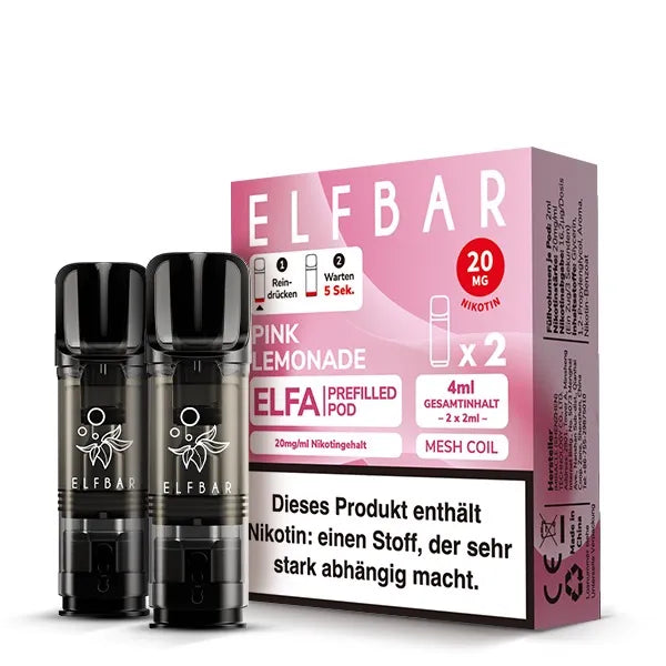 ELFBAR ELFA PODS 20mg – Pink Lemonade