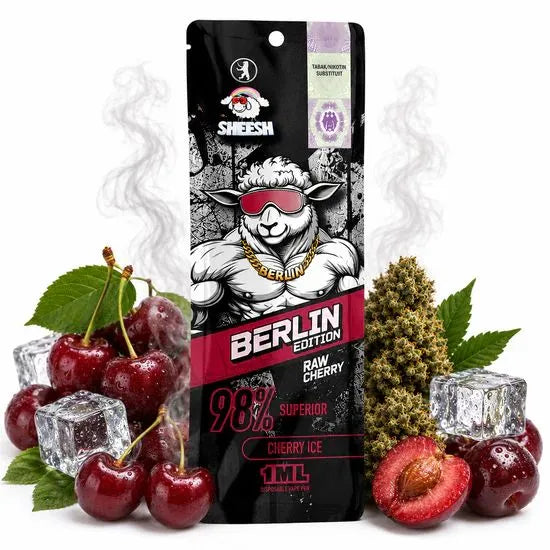 Sheesh Berlin Edition Vape 1ml – Raw Cherry