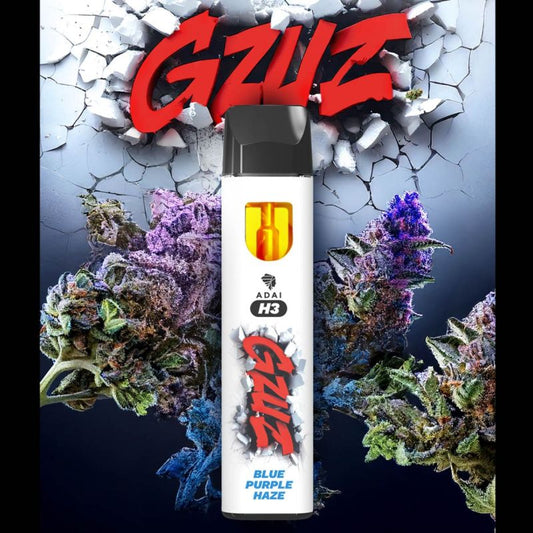GZUZ H3 Superior Blend Blue Purple Haze Einweg Vape 1ml – THC-freie E-Zigarette