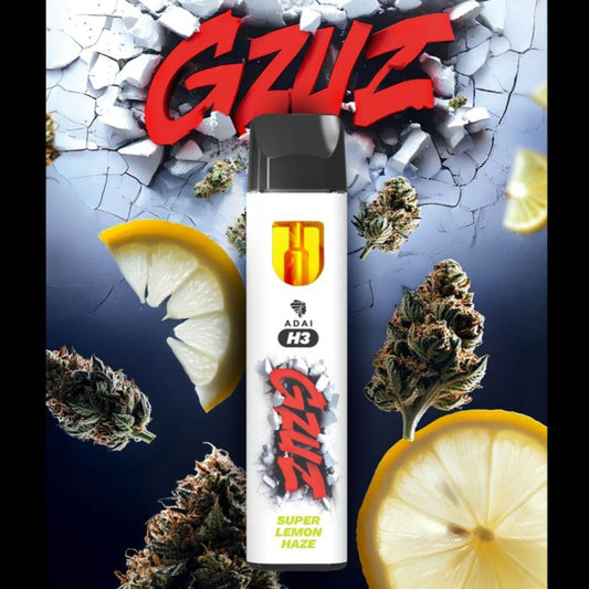 GZUZ H3 Superior Blend Super Lemon Haze Einweg Vape 1ml – THC-freie E-Zigarette