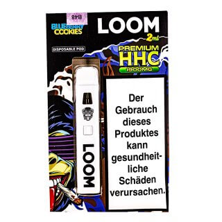 Loom HHC Vape - Einweg E-Zigartette - Blueberry Cookie - 2ml