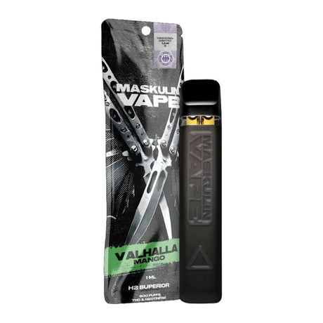 Alt: Maskulin H2 Superior Blend Vape Valhalla Mango 1ml – Einweg E-Zigarette mit fruchtigem Mango-Geschmack