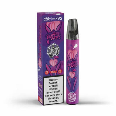187 Strassenbande Stick V2 - Juicy Puzzy Einweg E-Zigarette 20mg Produkt mit Verpackung